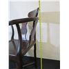 Image 13 : Wooden Carved Triangular Chair 20" x 24" x 33"H