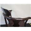 Image 7 : Wooden Carved Triangular Chair 20" x 24" x 33"H