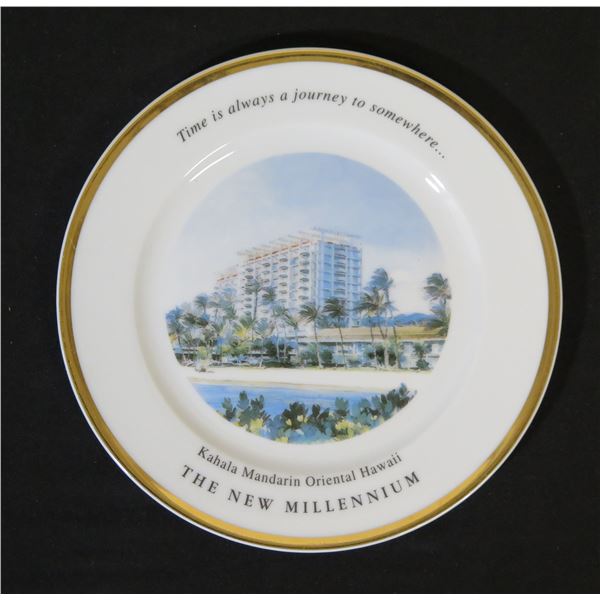 Kahala Mandarin Oriental Hawaii New Millennium Collector Plate