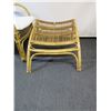 Image 21 : Rattan Chair w/ Ottoman & Back/Seat Cushion 20" x 22" x 35"H