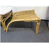Image 5 : Rattan Chair w/ Ottoman & Back/Seat Cushion 20" x 22" x 35"H