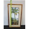 Image 7 : Bananas at Cooks Landing Giclee Artwork by Deborah Thompson '98 w/ COA, Framed & Matted 17" x 32"