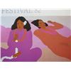 Image 3 : Bishop Museum Festival '82 Art Print by Pegge Hopper, Unframed 45" x 29"