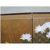 Image 2 : Folding 4-Panel Floral Artwork w/ Maker's Mark 46" x 21"