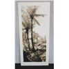 Image 1 : Equatorial Breeze B&W Palm Trees Photographic Print by Thea Schrack 2002, Unframed 10" x 21"