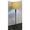 Image 1 : Metal Pole Floor Lamp w/ Shade 14" Dia, 57"H