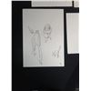 Image 2 : Qty 6 Abstract Sketch Postcards for Directory Assistance Service