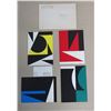Image 1 : Qty 4 Abstract Artwork by Lars-Gunnar Nordstrom 8" x 6"
