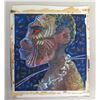 Image 1 : Male Figure Artwork on Tapa, Unframed 9" x 11"