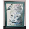 Image 1 : The Cousteau Society Seal Artwork by Richard Pettit, Framed 21" x 29"