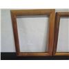 Image 2 : Qty 2 Wooden Frames & Multiple Glass Pieces, Misc Sizes