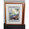 Image 2 : Qty 2 Promotional Artwork: Pan Am & Mid Pacific Carnival, Framed & Matted 17" x 21"
