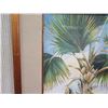 Image 2 : Fan Palm Giclee Artwork 104/250 by Deborah Thompson, Framed & Matted 16" x 32"