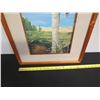 Image 8 : Fan Palm Giclee Artwork 104/250 by Deborah Thompson, Framed & Matted 16" x 32"