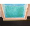 Image 8 : Abstract Art, Stacked Color Blocks, Framed 38" x 48"