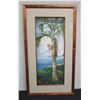 Image 1 : Kohala Palms Giclee Artwork 104/250 by Deborah Thompson, Framed & Matted 16" x 32"