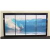 Image 1 : Pipeline Pro 4-Section Artwork by Richard Wood 2012, Unframed 57" x 32"