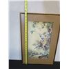 Image 8 : Pheasants Among Rocks & Flowers Artwork by Lang Shih-Ning, Framed & Matted 16" x 23"