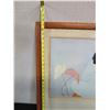 Image 8 : Pegge Hopper Print, Woman in White with Anthuriums, Framed & Matted 30" x 26"
