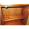 Image 8 : Wooden Koa Cabinet w/ 4 Doors, Interior Shelving & Top Hutch  53" x 12" x 70"H