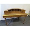 Image 17 : Faux Bamboo Writing Desk w/ Drawers & Organizer 49" x 22" x 36"H