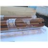 Image 11 : Multiple Hawaiian Koa Wood Molding Sections in Box Approx. 48"L