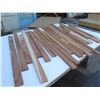 Image 8 : Multiple Hawaiian Koa Wood Flooring Molding Sections in Box Approx. 48"L