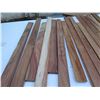 Image 9 : Multiple Hawaiian Koa Wood Flooring Molding Sections in Box Approx. 48"L