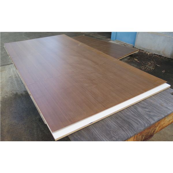 Curly Walnut  Wood Veneer Sheet 4' x 10'