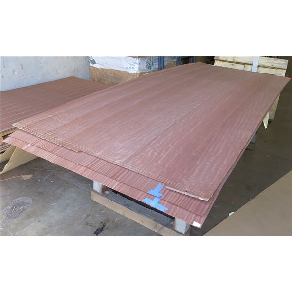 Qty 3 Sapele Wood Veneer Sheets 4' x 10'
