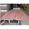 Image 2 : Qty 3 Unfigured Makore Extra Face Wood Veneer Sheets 4' x 10' (damaged)