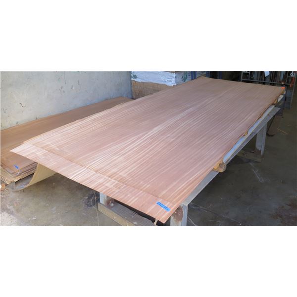 Qty 2 Qtr Khaya Extra Face Wood Veneer Sheets 4' x 10'