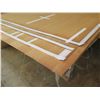 Image 2 : Qty 4 Fir Vertical Grain VG Wooden Veneer Sheets 4' x 10'