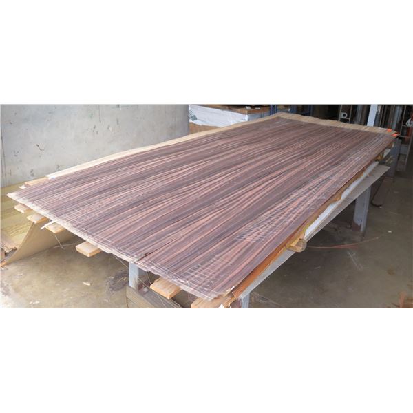 Makassar Ebony Wood Veneer Sheet  4' x 10'