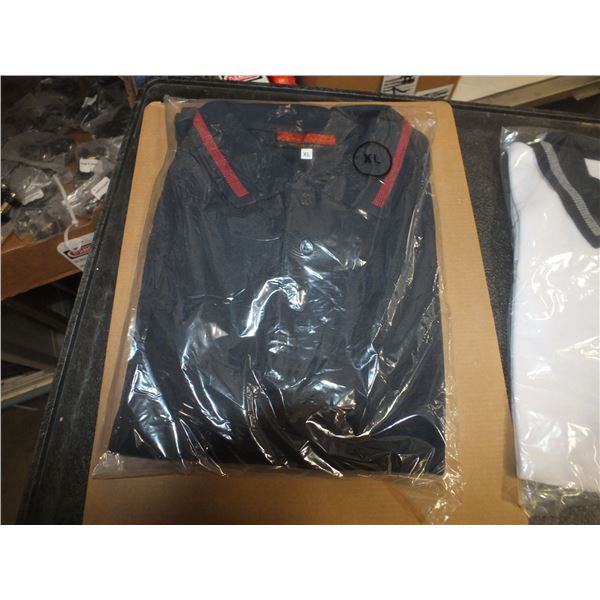 6 XL Blue Golf Shirts