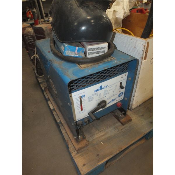 Miller Welder w/ Cables & Helmet