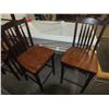 Image 1 : 4 Wooden Chairs