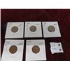 Image 1 : (5) Canada Small Pennies 1932, 1933, 1934, 1935, 