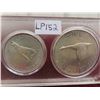 Image 2 : Canada 1967 Wildlife Coin Set .800 Silver Proof Like 
