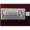 Image 1 : Canada 1954 Ten Dollar Note Beattie/Rasminsky Mint Condition