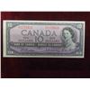 Image 3 : Canada 1954 Ten Dollar Note Beattie/Rasminsky Mint Condition