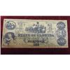 Image 3 : USA State of Florida March 1863 One Dollar Confederate Note Civil 