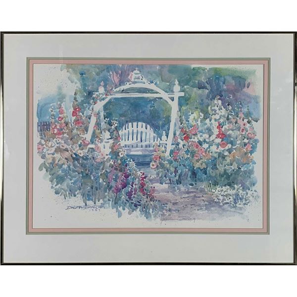 Dalina Darton's "Garden Spring" Original Watercolour