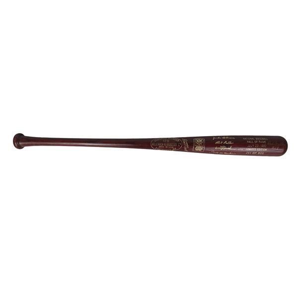 Bob Feller Cleveland Indians MLB Signed Baseball Bat