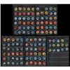 Image 1 : Fun Foods 1984 MLB Button Set Complete