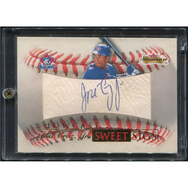 Jose Cruz Jr. 2000 Fleer Signed Baseball Cover Card