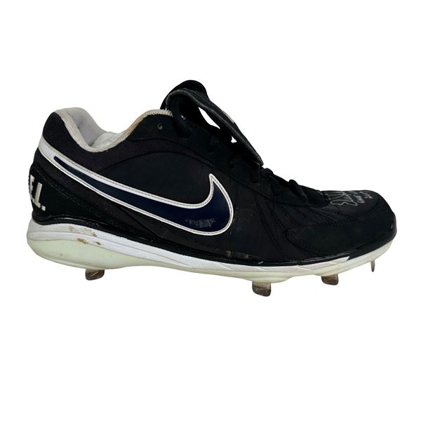 Evan Longoria Tampa Bay Devil Rays MLB Game Used Signed Cleat