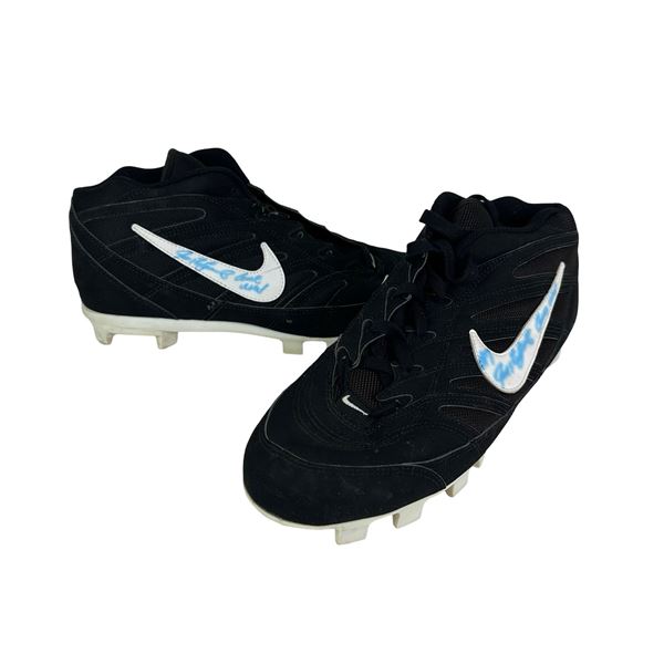Ivan Rodriguez Miami Marlins MLB Game Worn Signed Cleats