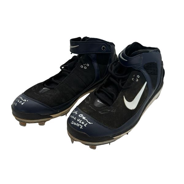 Robinson Cano New York Yankees MLB Signed Game Worn Cleats