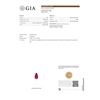 Image 5 : 3.00 ctw BURMESE Ruby and 0.54 ctw Diamond Platinum Pendant (GIA CERTIFIED)